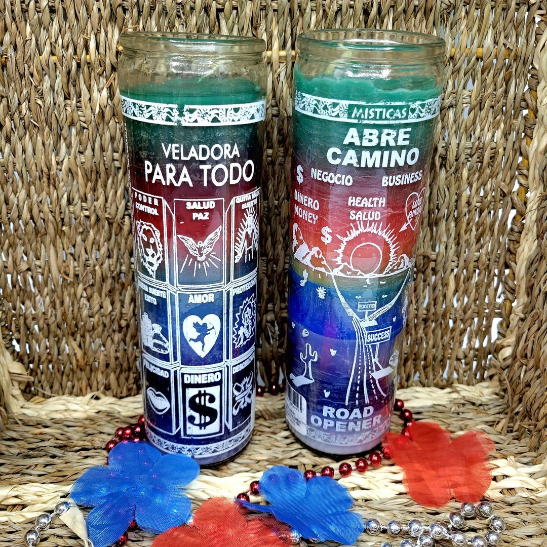 Abre Camino & Para Todo 7-day Candles, Road Opener, Goodluck