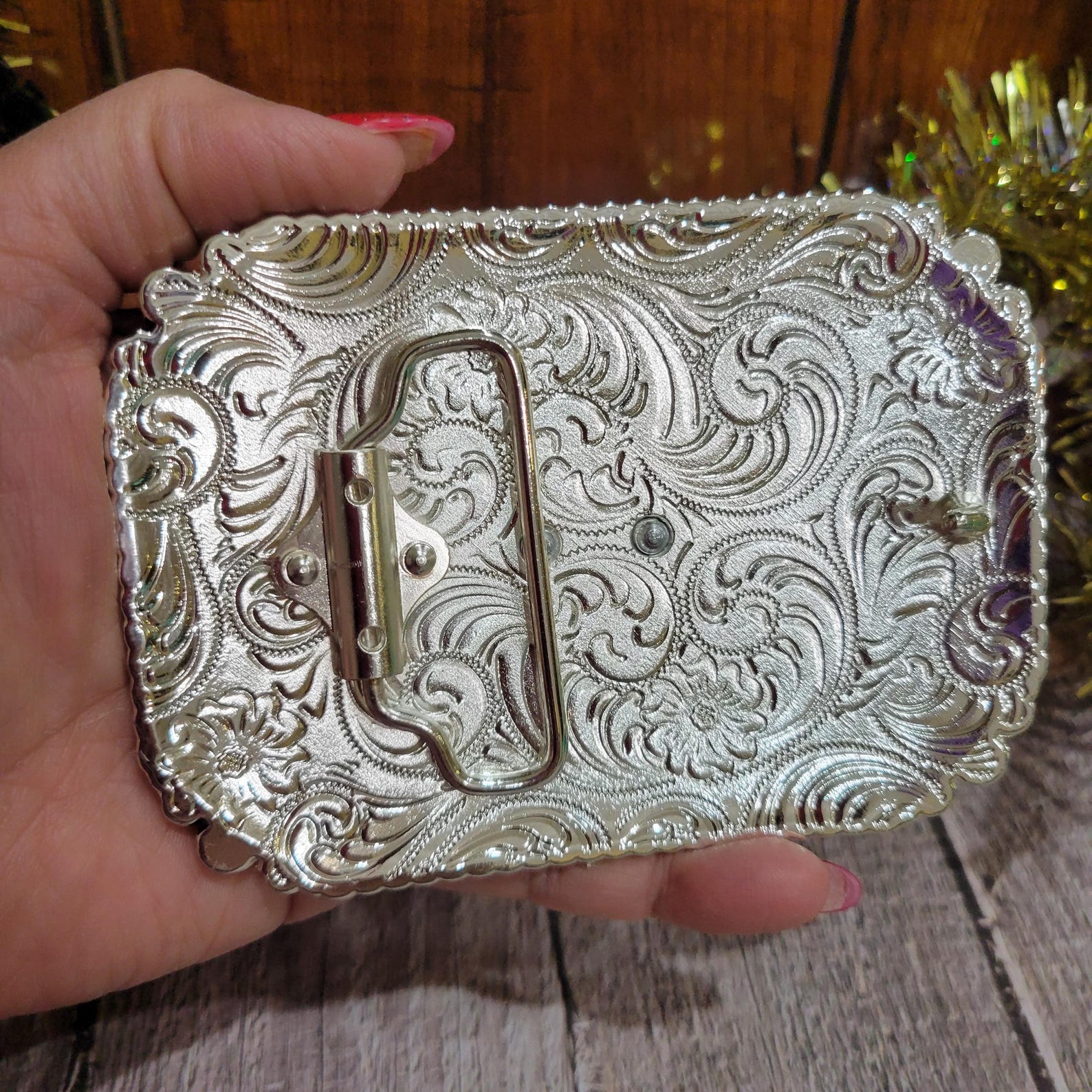 Fibbia Per Cintura Da Cowboy Western EL CENTENARIO Da 9 Mm