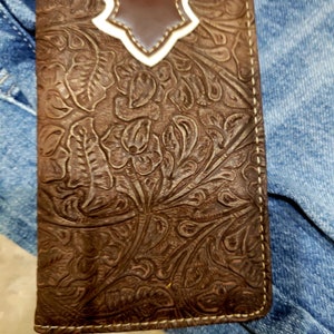 Longhorn Western Cowboy Mens Wallet Western Bifold Wallet Rodeo Texas ...