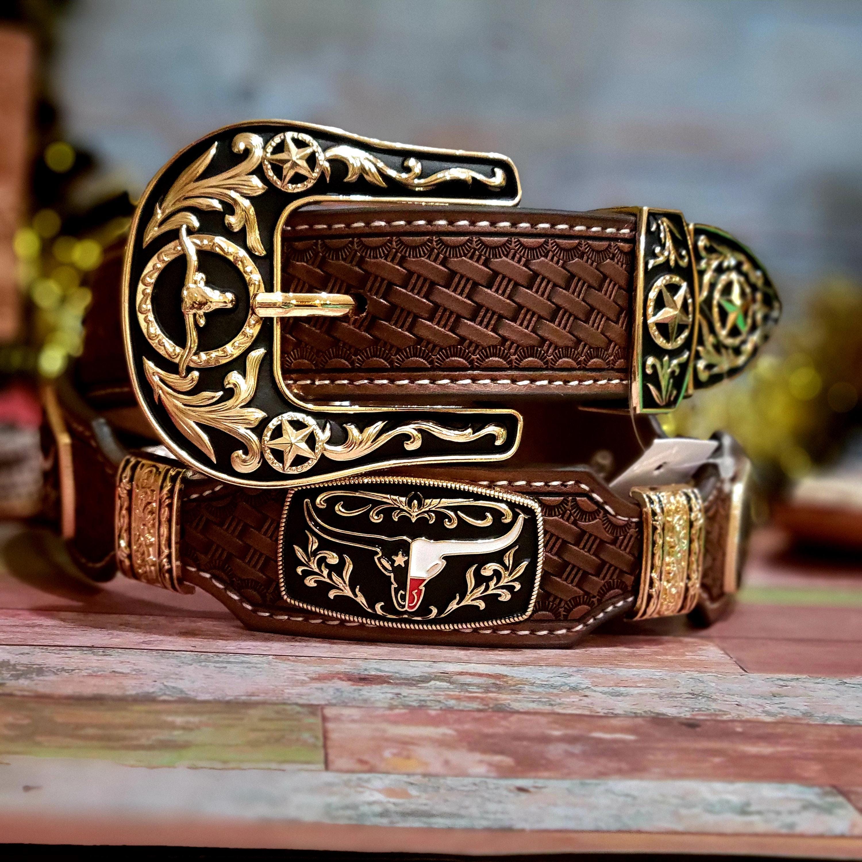 Leather Belts Longhorn for Buckles Women - Etsy