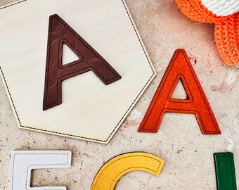 Personalised Wooden Initial Sign | Painted Letters | Pennant Flag | Nursery Decor | Kids Room Sign