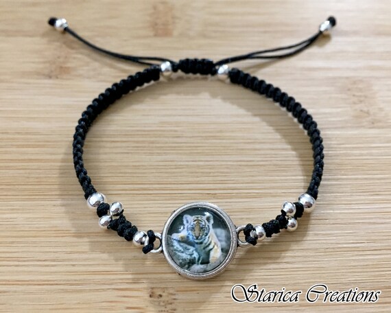 Baby Tiger bracelet Animal Bracelet Animal Lovers gifts Etsy