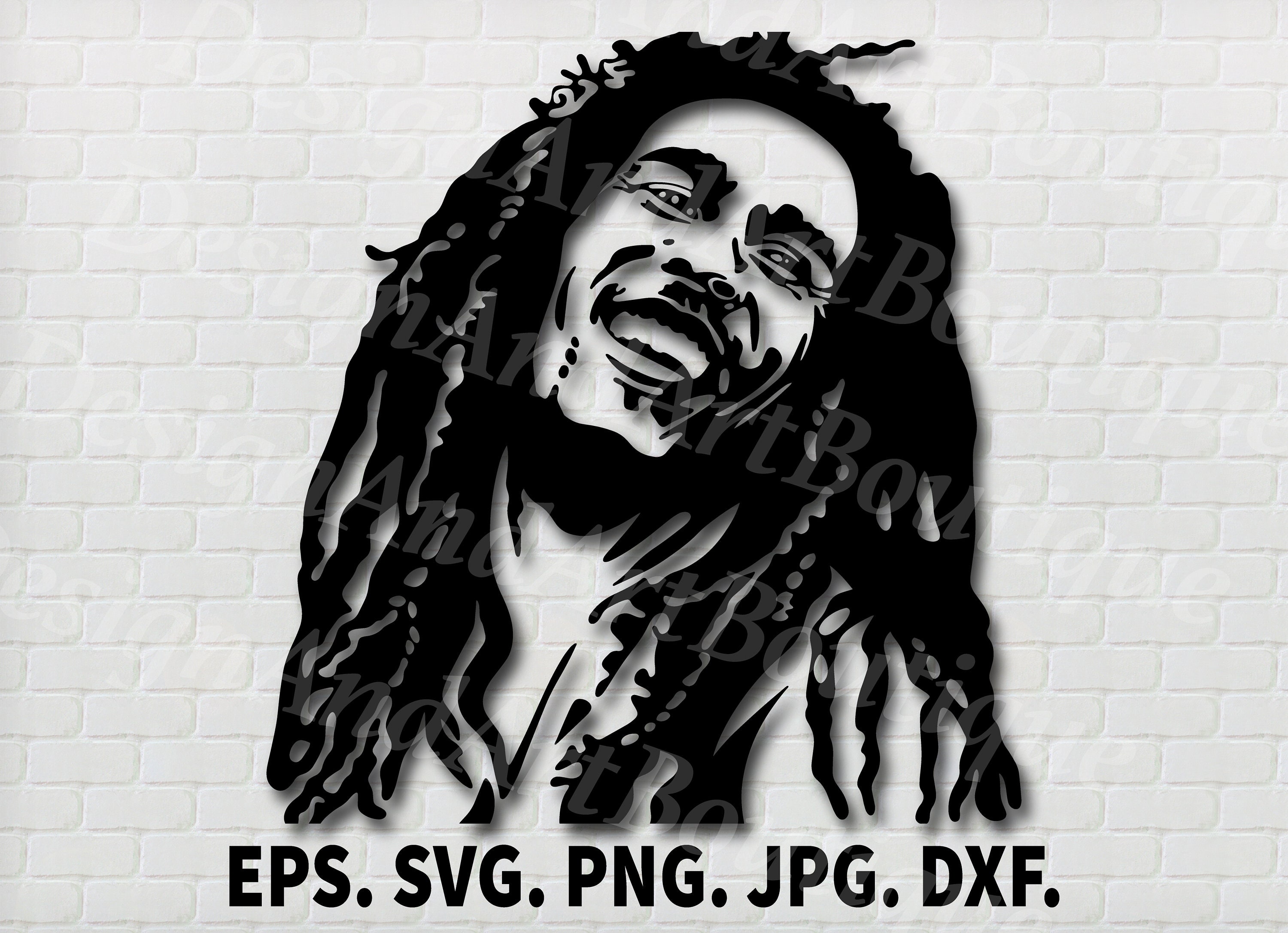Bob Marley Vector, Eps, Svg,png - Etsy