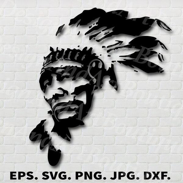 Indianer, Häuptling Vector, Eps, Svg, Png