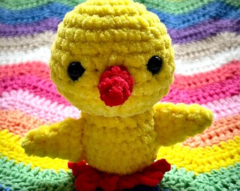 Chick - Crochet Amigurumi Chick Desk Friend/Toy/Plushie/Worry Buddy/Friend