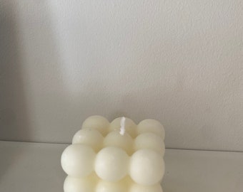 Bubble candle natural soywax