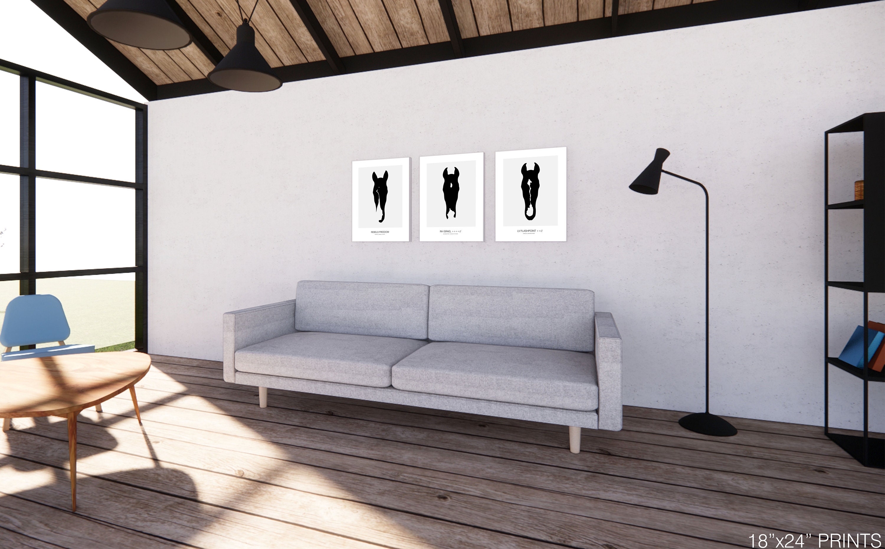 Custom Horse Head Silhouette Poster Etsy