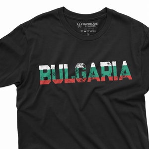 Men&#39;s Bulgaria T-shirt Bulgarian Flag Coat of Arms Independence day Patriotic National Tee Shirt