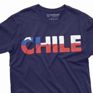 Chile T-shirt Mens Chilean flag Tee Shirt Patriotic Nations Symbolism Tee Shirt