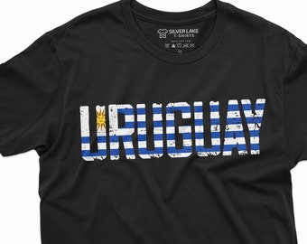 ウルグアイ Tシャツ 愛国心 ウルグアイ東方共和国 メンズ Tシャツ 国旗 サッカー フットボール レディース ユニセックス Libertad o Muerte Tシャツ