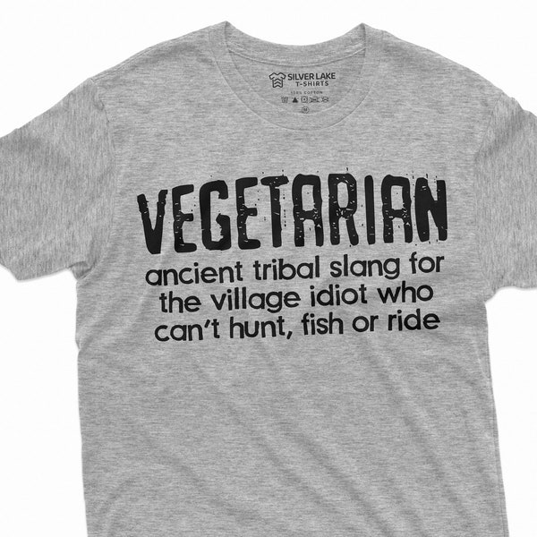 Vegetarian Funny Definition T-shirt Humorous Foodie Gift Tee Shirt Anti vegetarian meat-eater Shirt