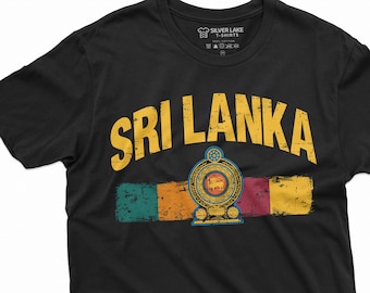 Sri Lanka T-shirt National Patriotic Sri Lankan Tee Shirt Srilanka Mens Womens Tee