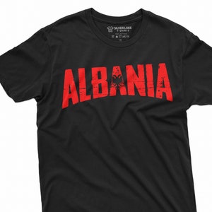Men&#39;s Albania T-shirt Albanian Coat of arms Flag T-shirt Shqipëria Nation Country Independence day Tee