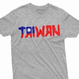 Herren Taiwan T-Shirt taiwanesische Flaggenwappen Herrenhemden Taiwan-T-Stück