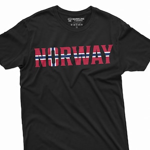 Men&#39;s Norway T-shirt Norge Norwegian Flag coat of arms tee shirt Norwegian coat of arms tee shirt