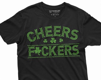 Men&#39;s St. Patrick&#39;s day Funny T-shirt Drinking pub Cheers Tee shirt Irish Holiday Parade Party Gifts Tee Shirt