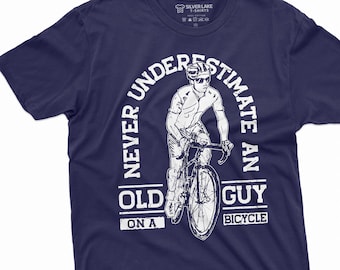 Camiseta de bicicleta para Camiseta de un anciano en