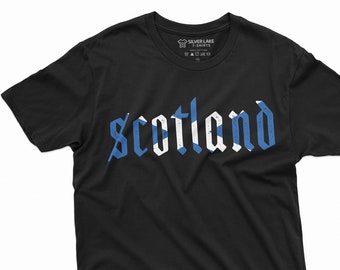 Scotland T-shirt Scottish Flag Alba Patriotic Tee Shirt Scot Symbolism Coat of arms Tee Shirt