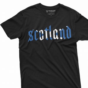 Schottland T-Shirt Scottish Flagge Albanien Patriotisches T-Shirt Scot Symbolismus Wappen T-Shirt