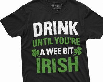 男性用おもしろ聖パトリックの日 ちょっとアイルランド風Tシャツ 聖パトリックの祝日 非アイルランド系 飲み会 パブTシャツ