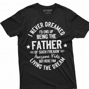 Men&#39;s Father&#39;s Day humor shirt Gift for Husband Papa Daddy Shirt Gift from kids daughter son T-shirt