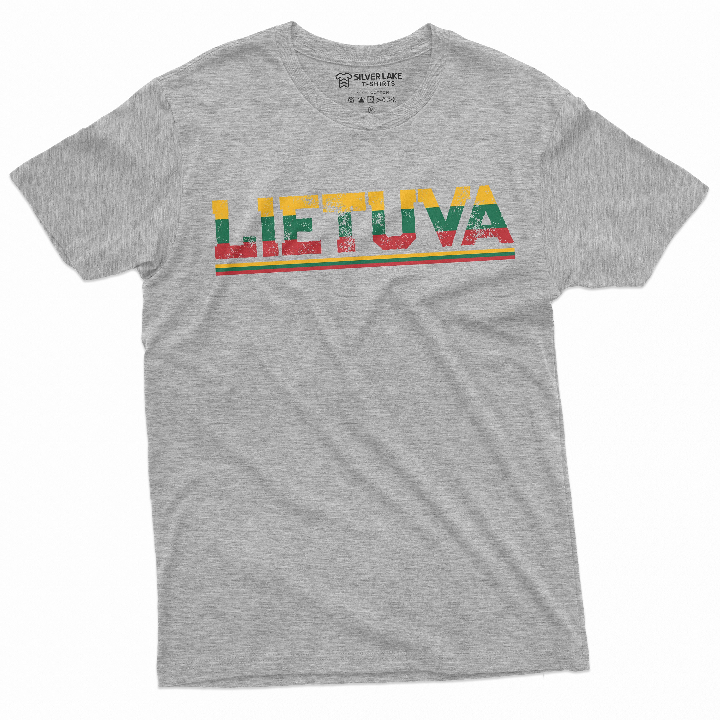 T-shirt Da Uomo Lietuva Stile Lituano Come Myliu Lietuva Vytis Unisex (S-XXXL) - Foto 4