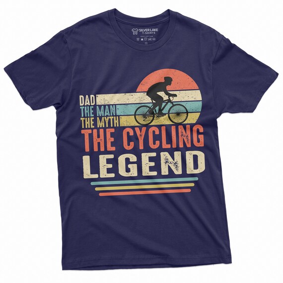 Mens Bike Cyclist Gift | Cat Dad Man Myth Cycling Legend T-Shirt Mens Bike Cyclist Gift | Cat Dad Man Myth Cycling Legend T-Shirt