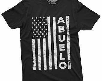 Men's Abuelo Grandfather Grandpa Papa T-shirt Abuelito Fathers day 4th of July Dad Grandpa Gift Shirt for Him