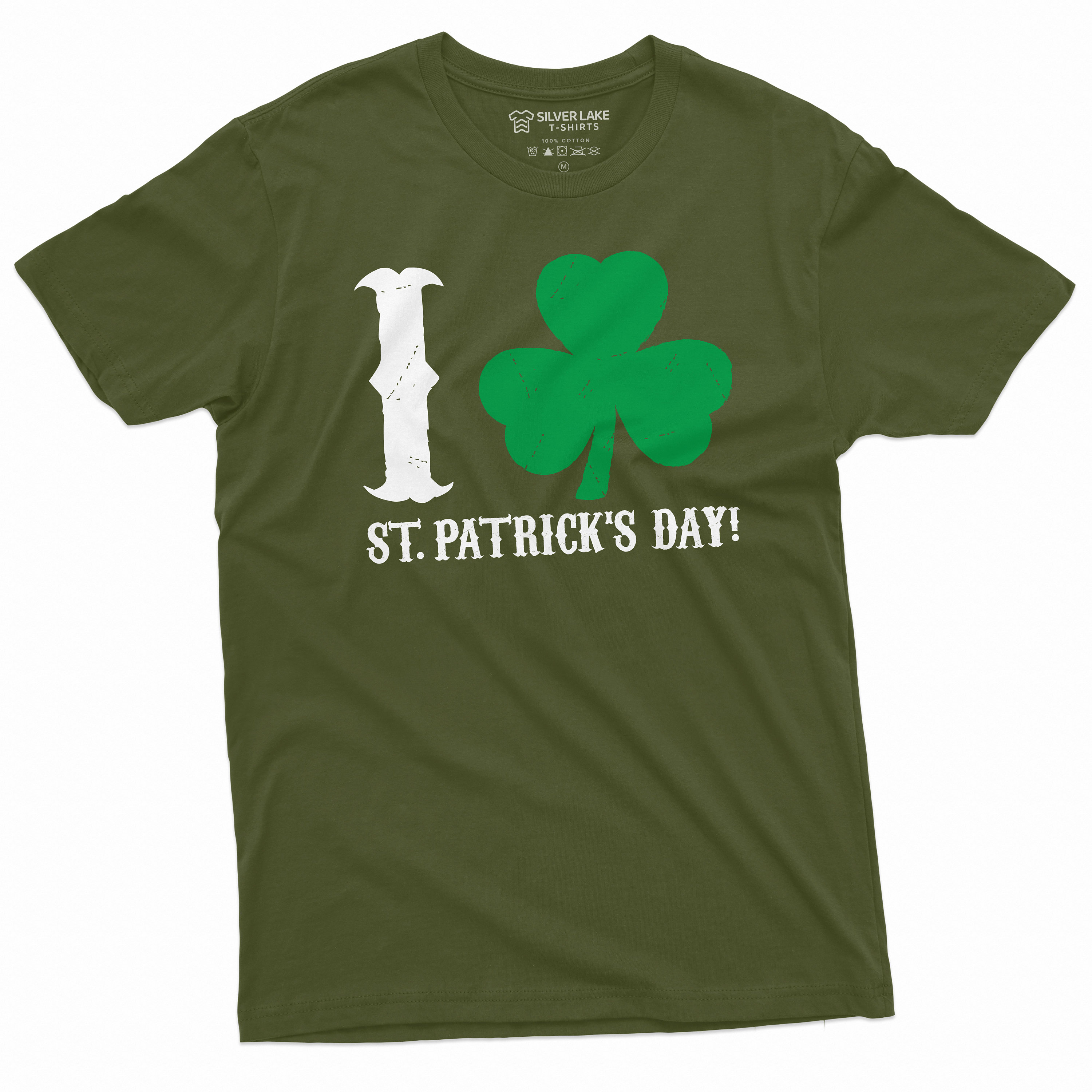 T-Shirt Donna San Patrizio – Stampata Con Trifoglio Portafortuna – Morbida E Leggera – Regalo Divertente Per Irishman