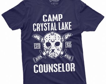 メンズカウンセラーTシャツ ジェイソンキャンプ クリスタルレイク