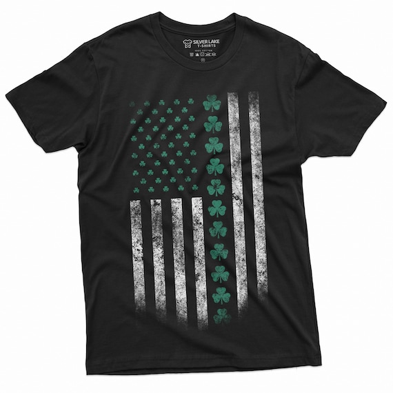 St Patricks Day Irish American Shamrock Flag Paddy Patty Day T-Shirt St Patricks Day Irish American Shamrock Flag Paddy Patty Day T-Shirt