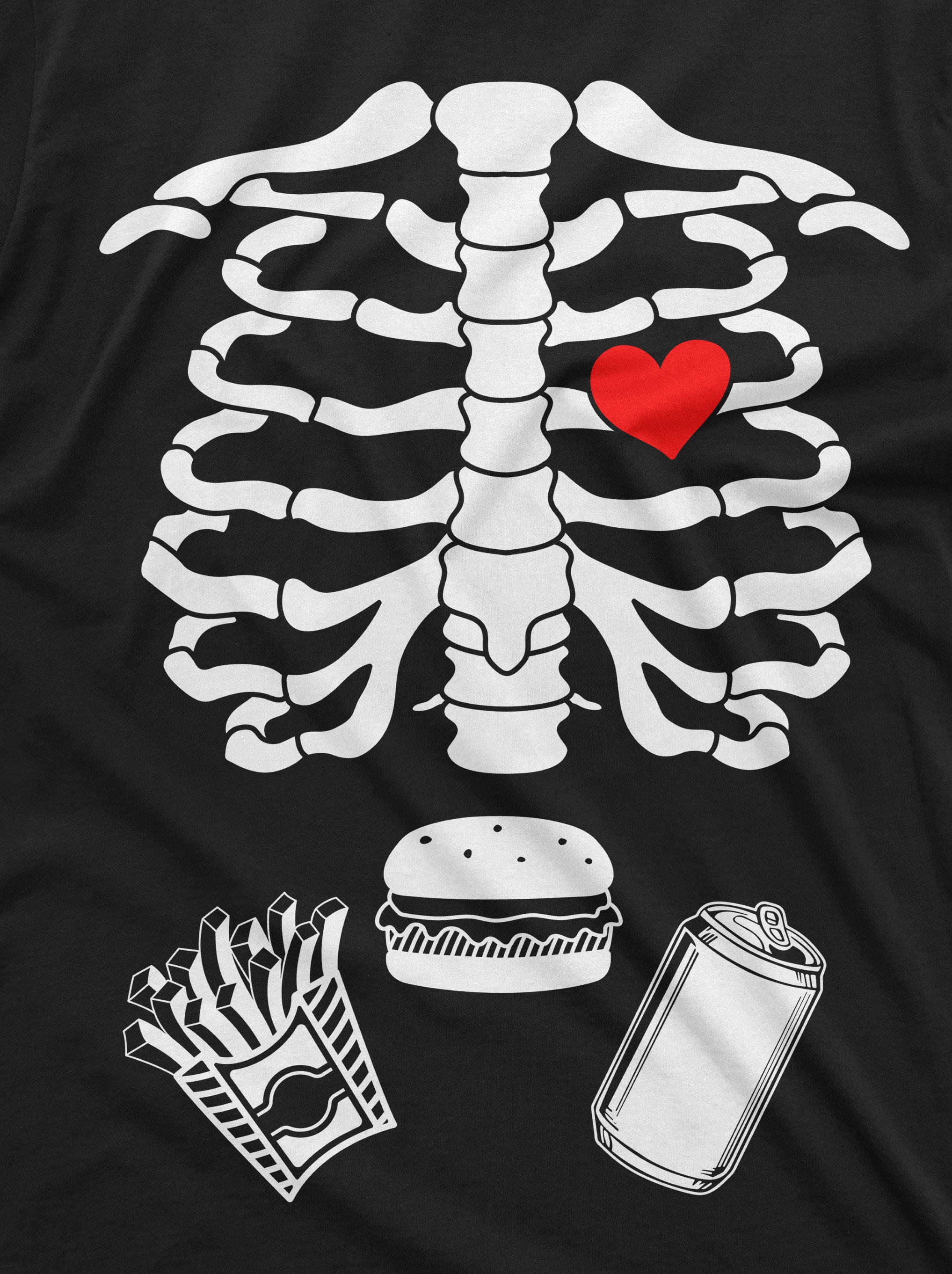 Silk Road Tees Halloween Skeleton Maternity Shirt Baby Girl X-ray Couple Matchin