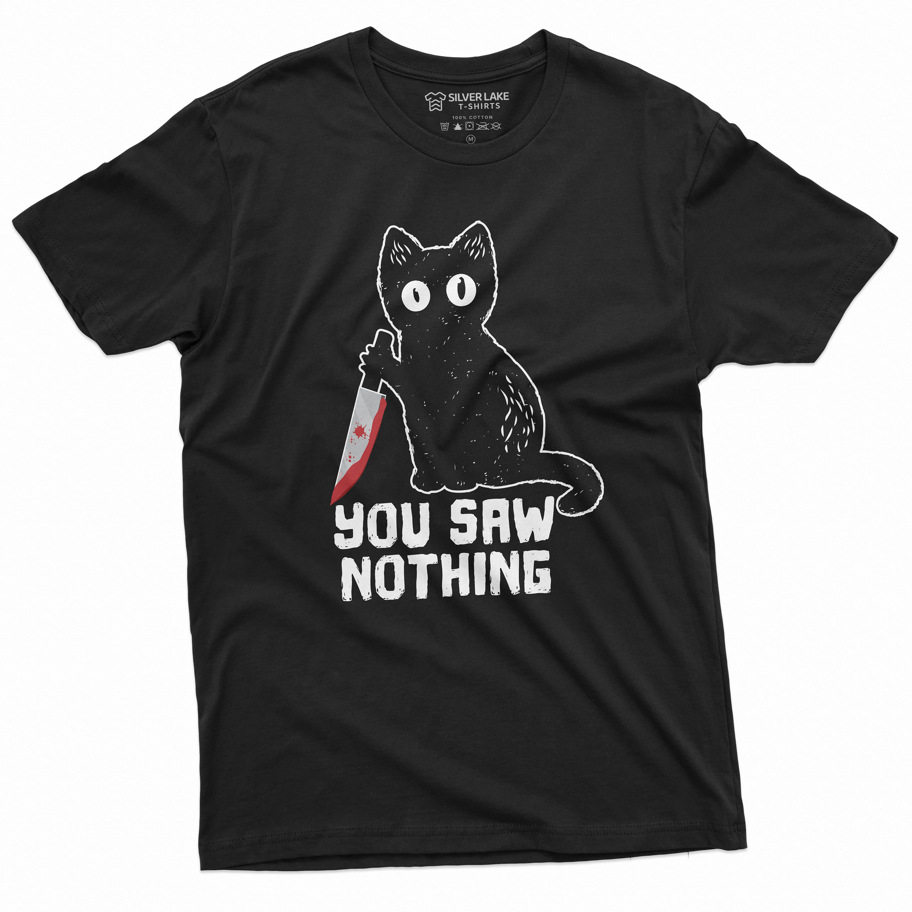 【Attends】Nero Cat Tee Shirt ATEEZ THE BLACK CAT NERO T-shirt
