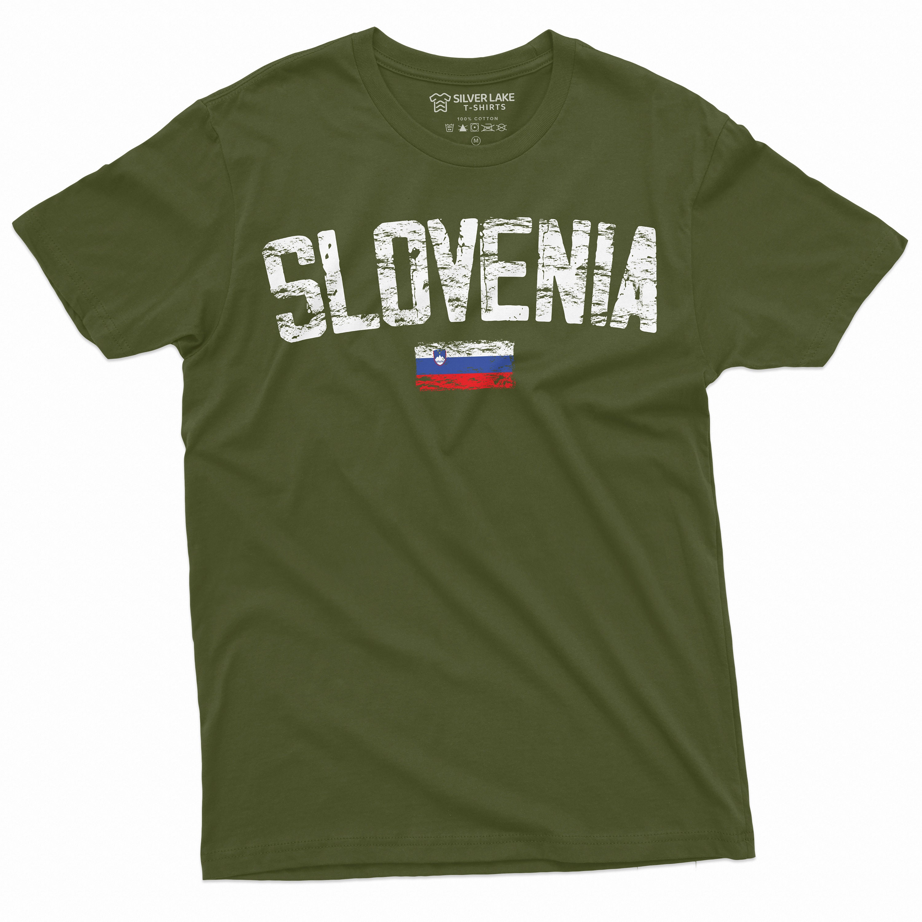 Slovenia T-shirt Slovenija Flag Mens Tee Shirt Nation