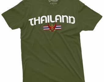 Amazon.com: Thailand Flag T-Shirt Thai Flag Tee Shirt