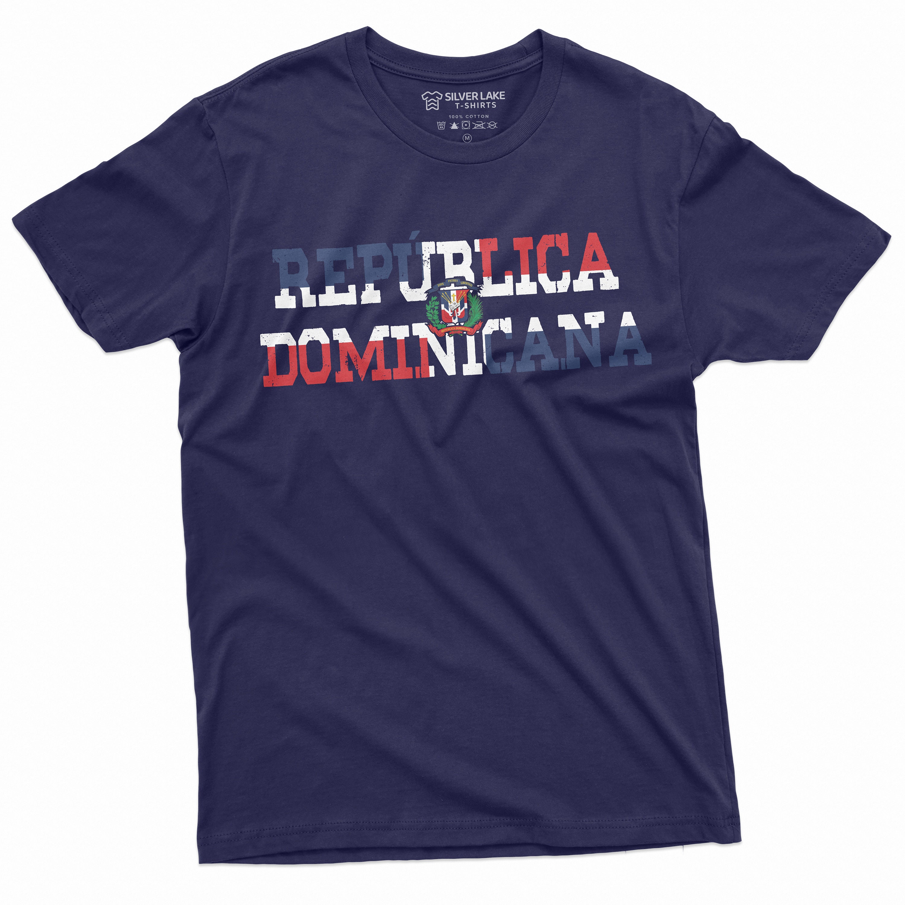 República Dominicana T-shirt Dominican Republic Flag Coat of Arms Patriotic Tee Shirt Mens Womens Unisex Country nation Tee Shirt