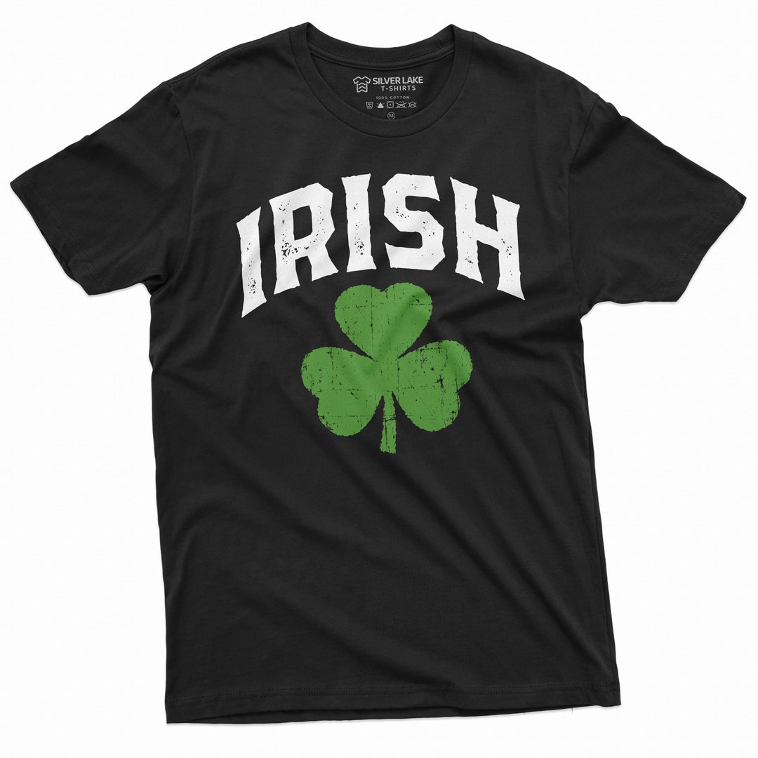 Irish St. Patrick's Day Tee Shirt Clover Shamrock Saint Patricks Day ...