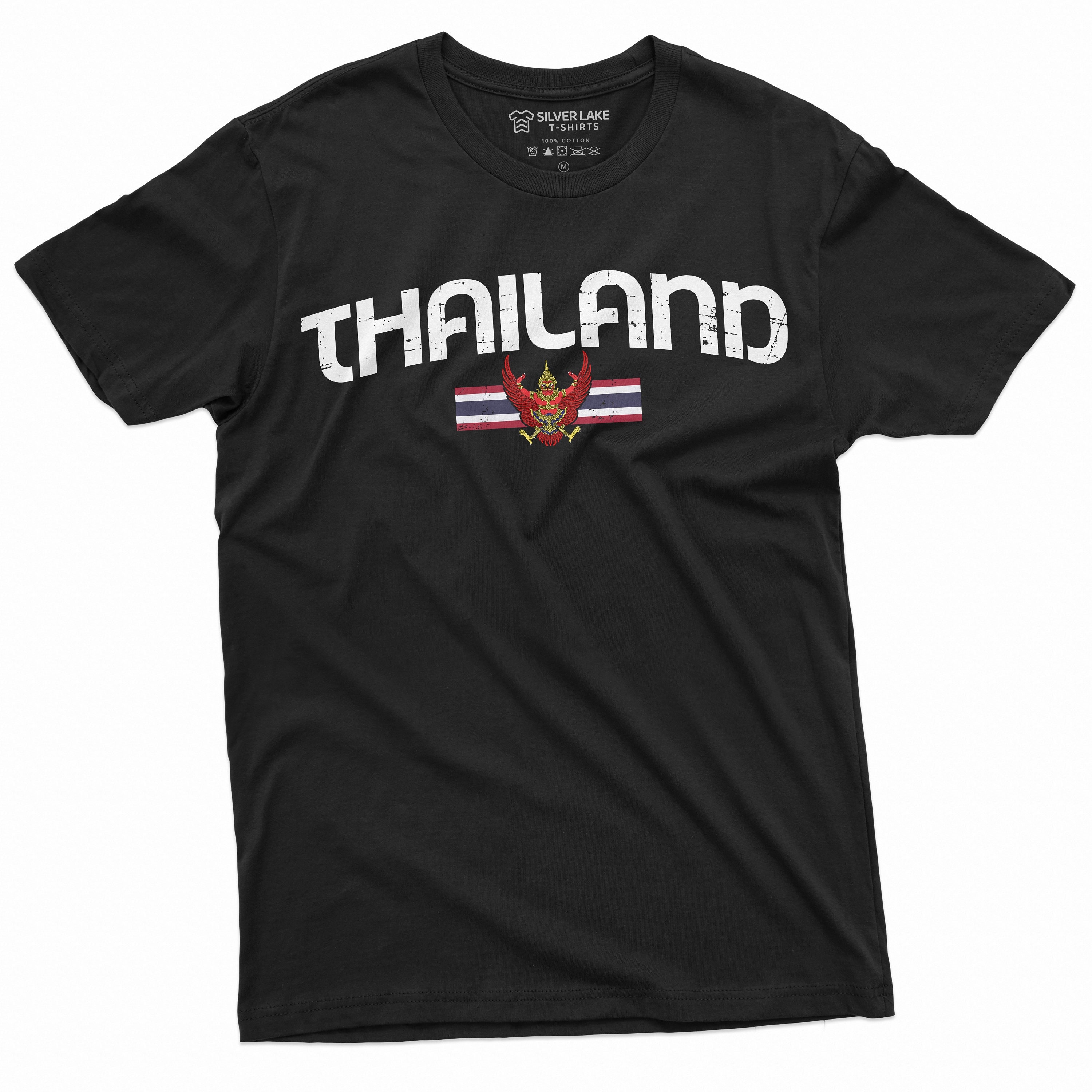 最大15%OFFクーポン Men's Thailand Country Arms of Coat Flag Thai T-shirt トップス