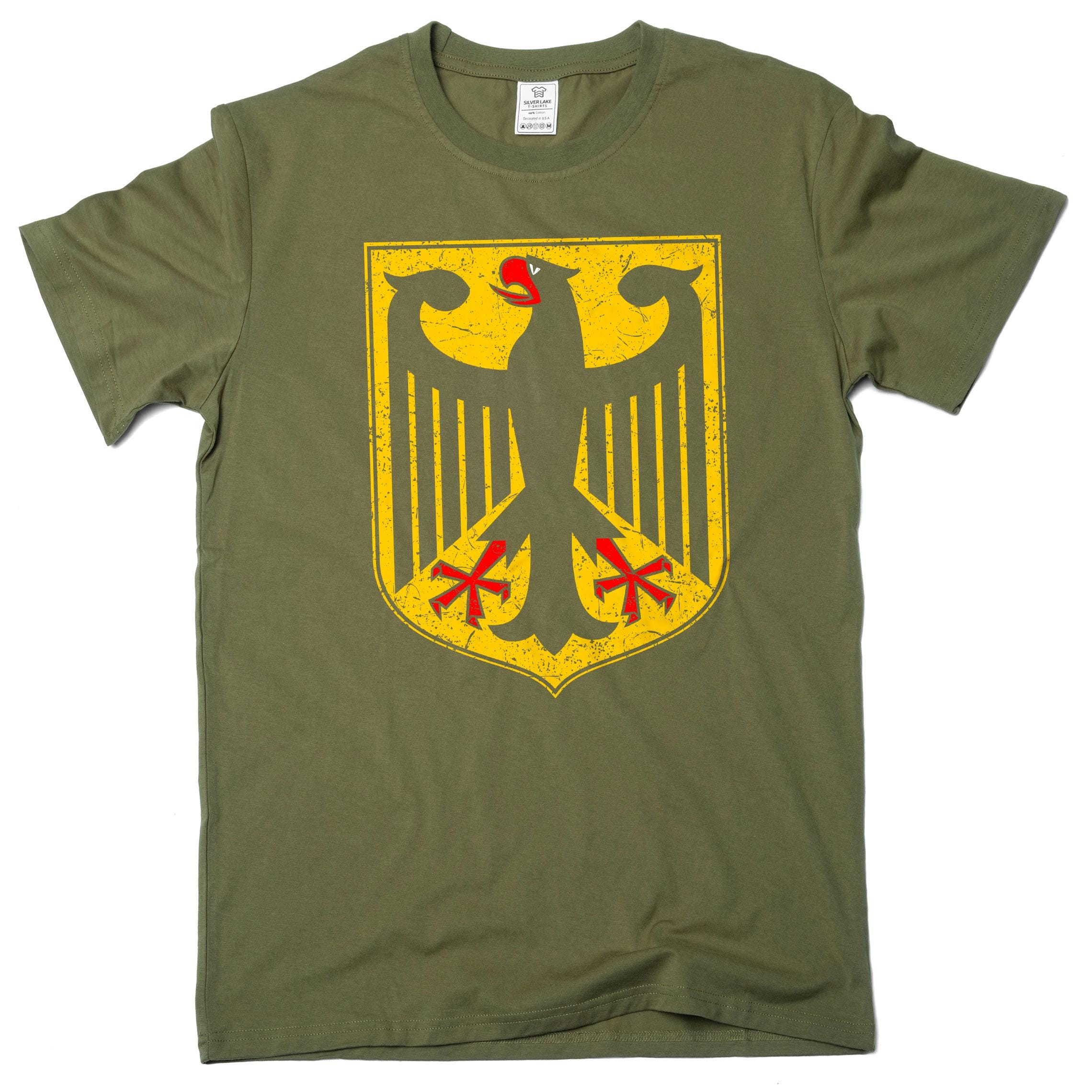 Camiseta Algodón Alemana Camiseta De Hombre Con águila Alemana  (Bundesadler) - 100% Algodón, Negra, Diseño Divertido Para Regalos O  Eventos Euskadi Camiseta, image size:2280x2280