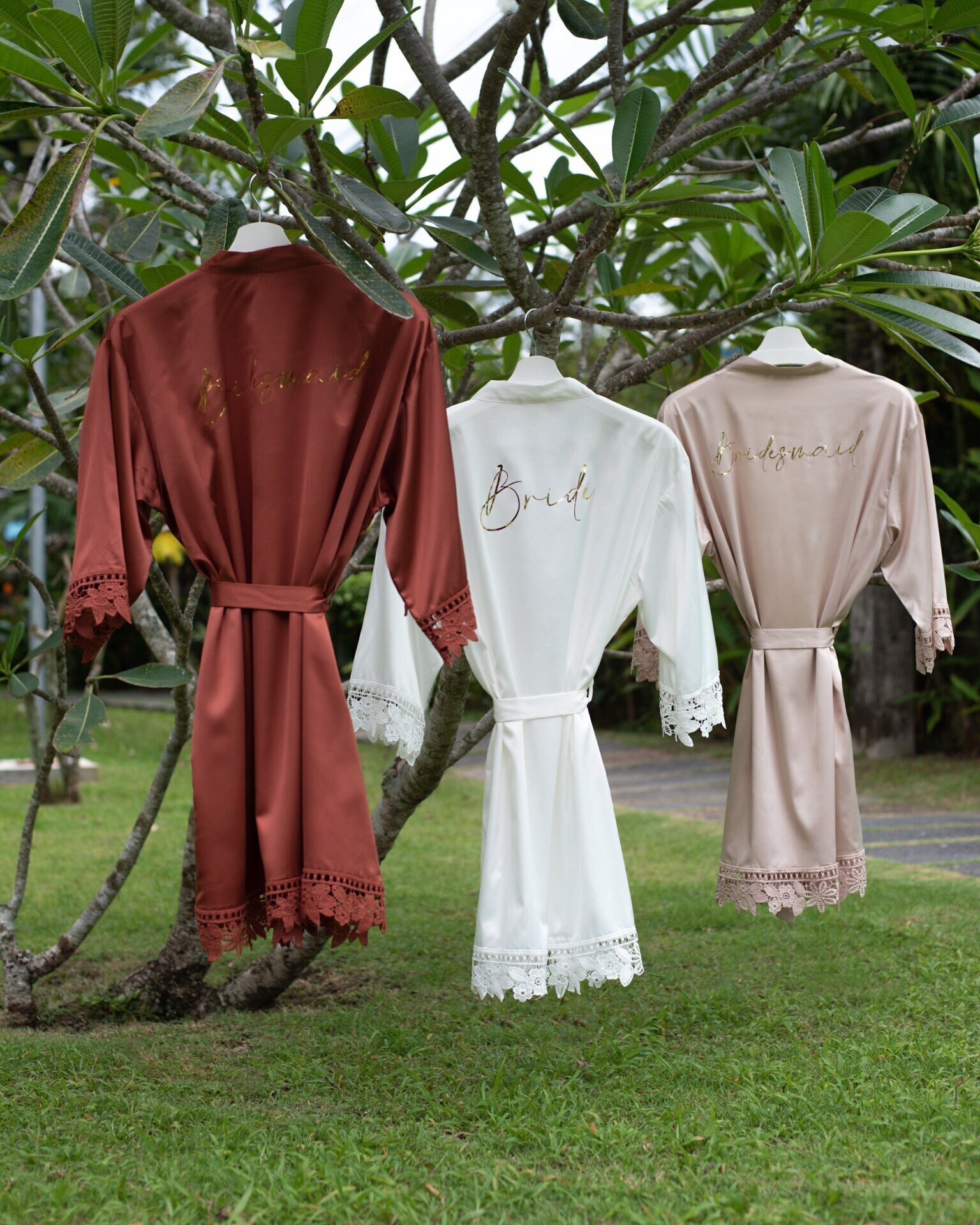 Satin Bridal Robe Silky Bridesmaid Robes / Wedding Bridesmaid Gift / …