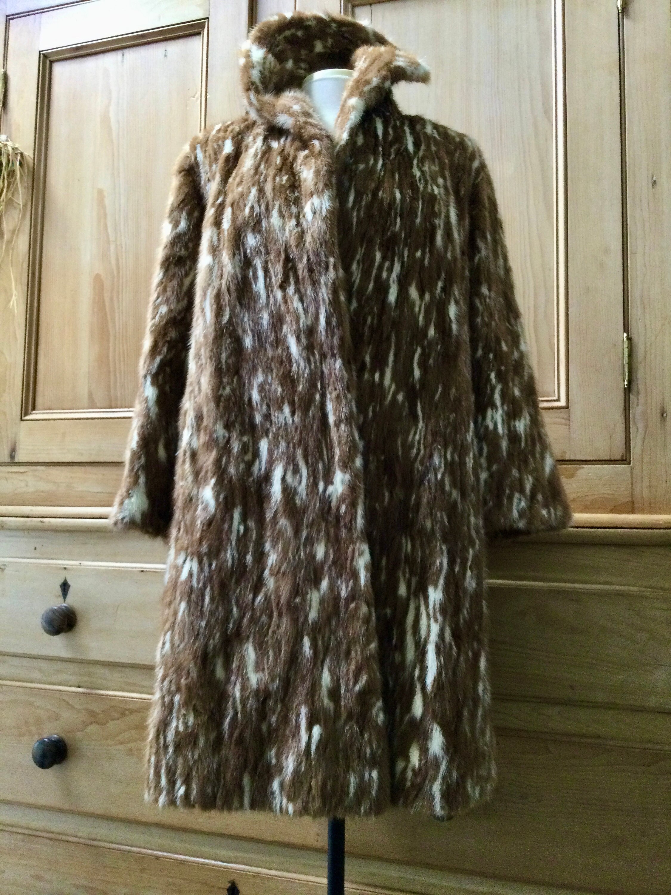Nigbor Genuine Mink Coat Vintage Mink Rare Fur Swing Coat Etsy