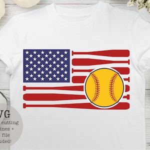 Softball flag SVG PNG/digital downloads/sales/softball svg/softball downloads/softball flag downloads