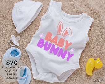 Baby Bunny SVG PNG/digital files/easter baby/easter sale/easter/holiday/bunny ears/easter bunny/bunny/easter downloads/svg/png/sales