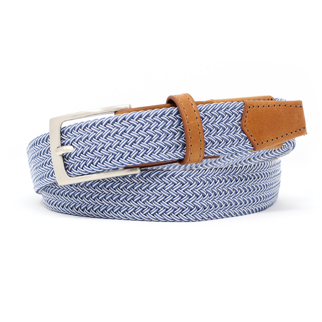 Blue Stretch Belt Yachtsman Etsy