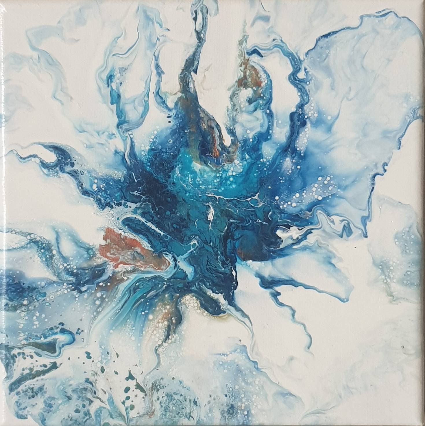 Abstrait Toile Acrylique 20x20