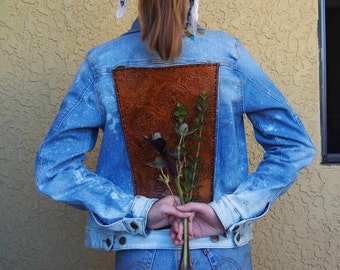 Denim and Leather Jacket