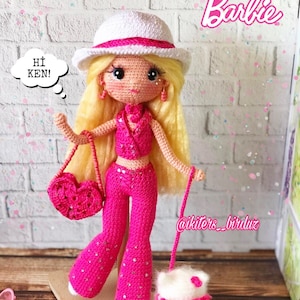 Barbie and cat Blisa english pattern PDF TUTORİAL ENGLİSH