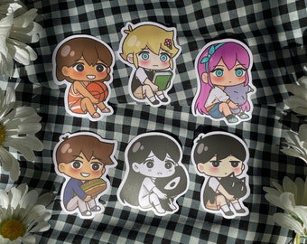 Omori vinyl stickers - Faraway town