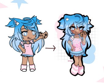 Gacha life club art commissions (open)
