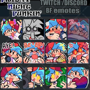 FNF, Friday Night Funkin// Boyfriend emotes Pre made